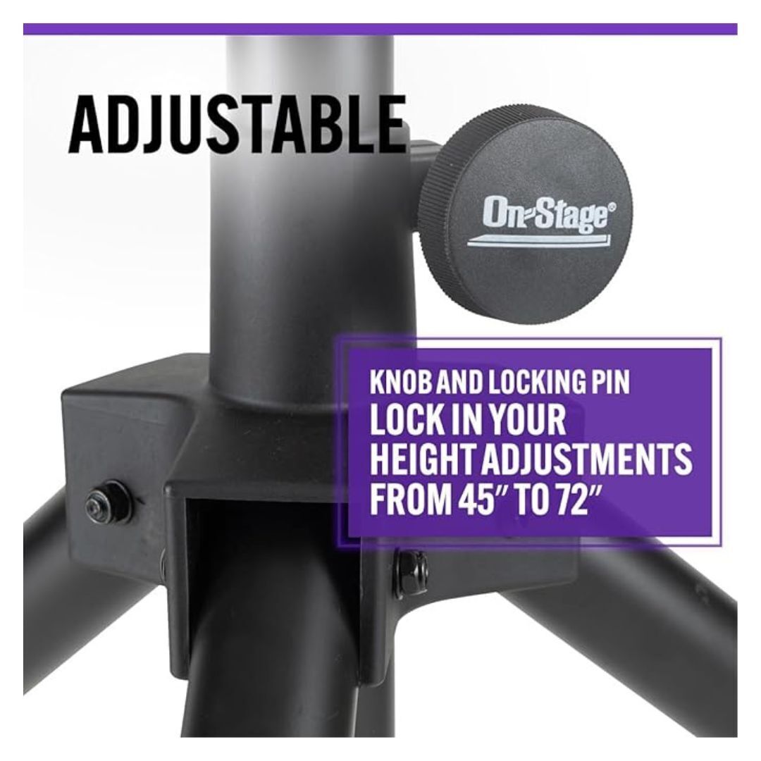 On-Stage All-Aluminum Speaker Stand Pack