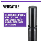 On-Stage All-Aluminum Speaker Stand Pack