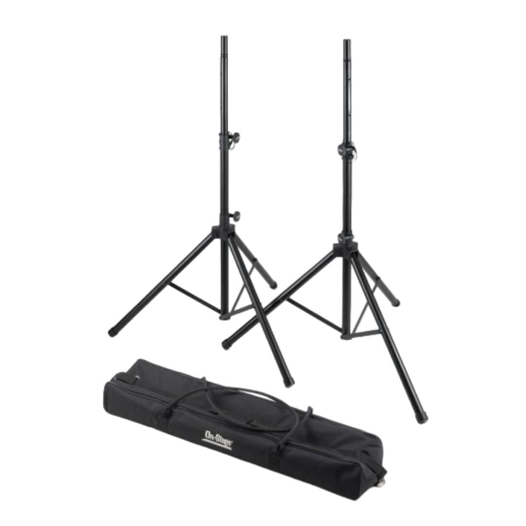 On-Stage All-Aluminum Speaker Stand Pack