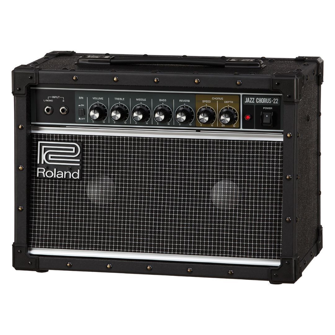 Roland JC-22 Jazz Chorus 40-Watt Guitar Amplifier with Two 6.5-Inch Speakers