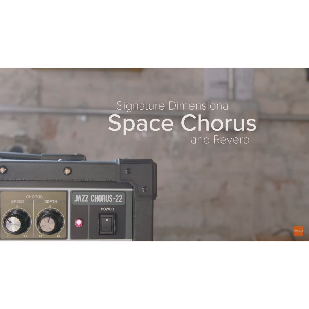 Roland JC-22 Jazz Chorus 40-Watt Guitar Amplifier with Two 6.5-Inch Speakers