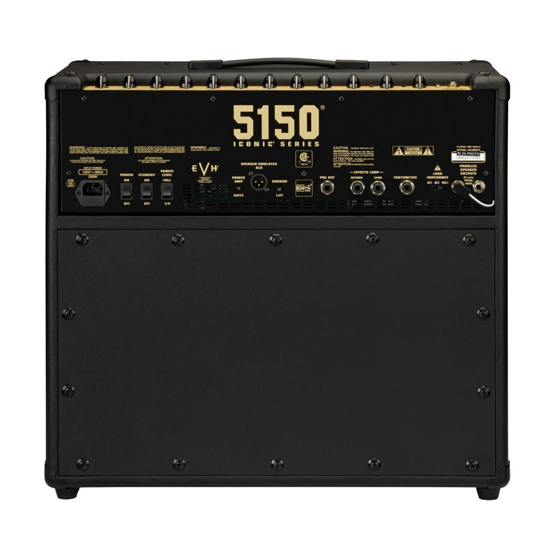 EVH 5150 Iconic Series EL34 40W 1x12 Tube Combo Amp (Black)