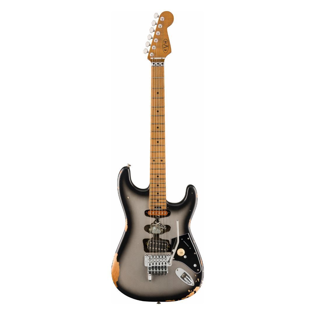 EVH Limited Edition Frankenstein Relic Series Electric Guitar (Silverburst)