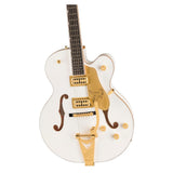 Gretsch Falcon Hollow Body Electric Guitar with Ebony Fingerboard (White)