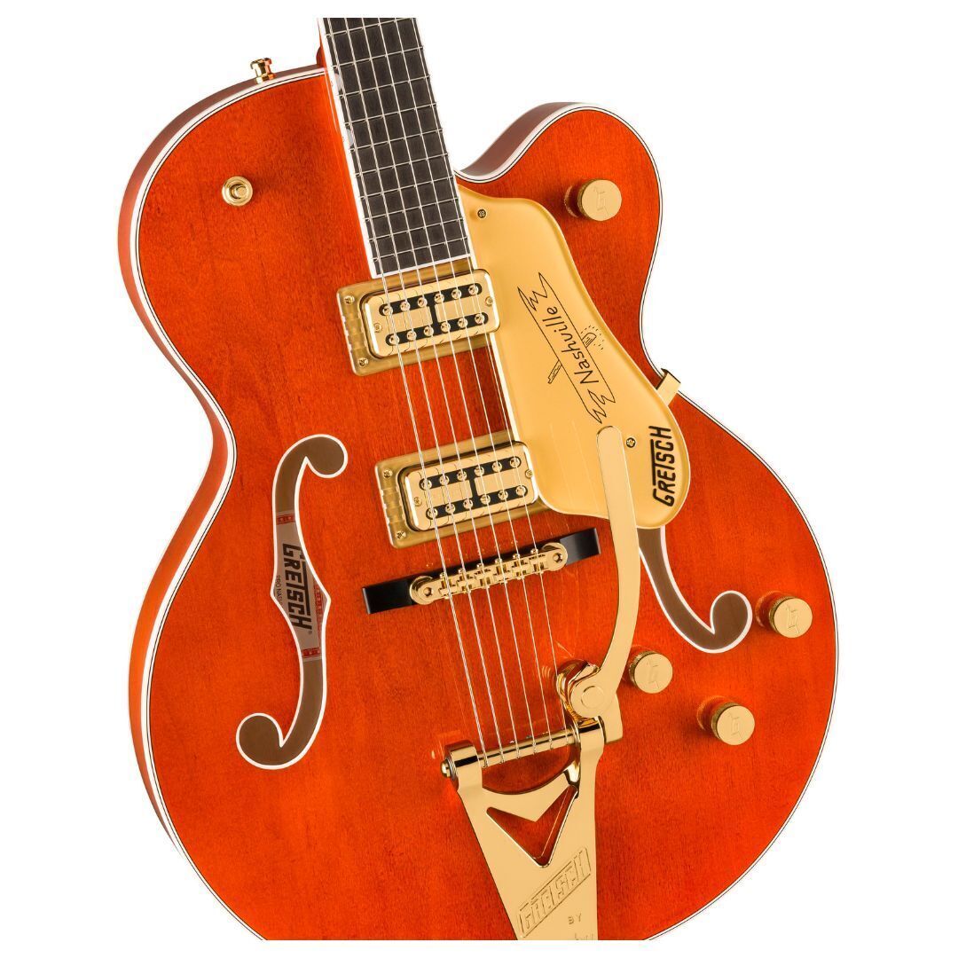 Gretsch Nashville Hollow Body Electric Guitar (Orange Stain)