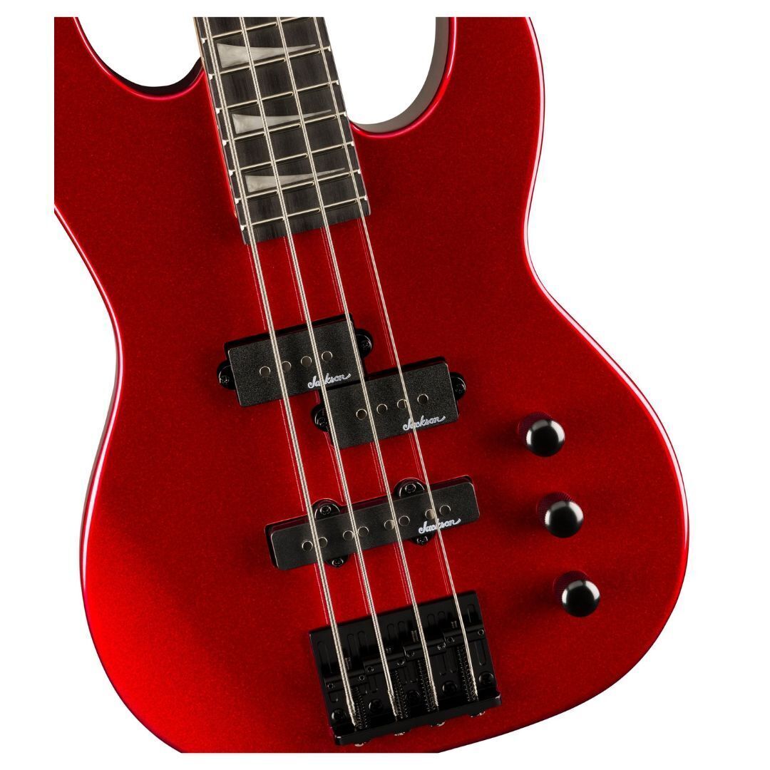 Jackson JS Series Concert Bass Minion JS1X 4-String Bass Guitar (Metallic Red)