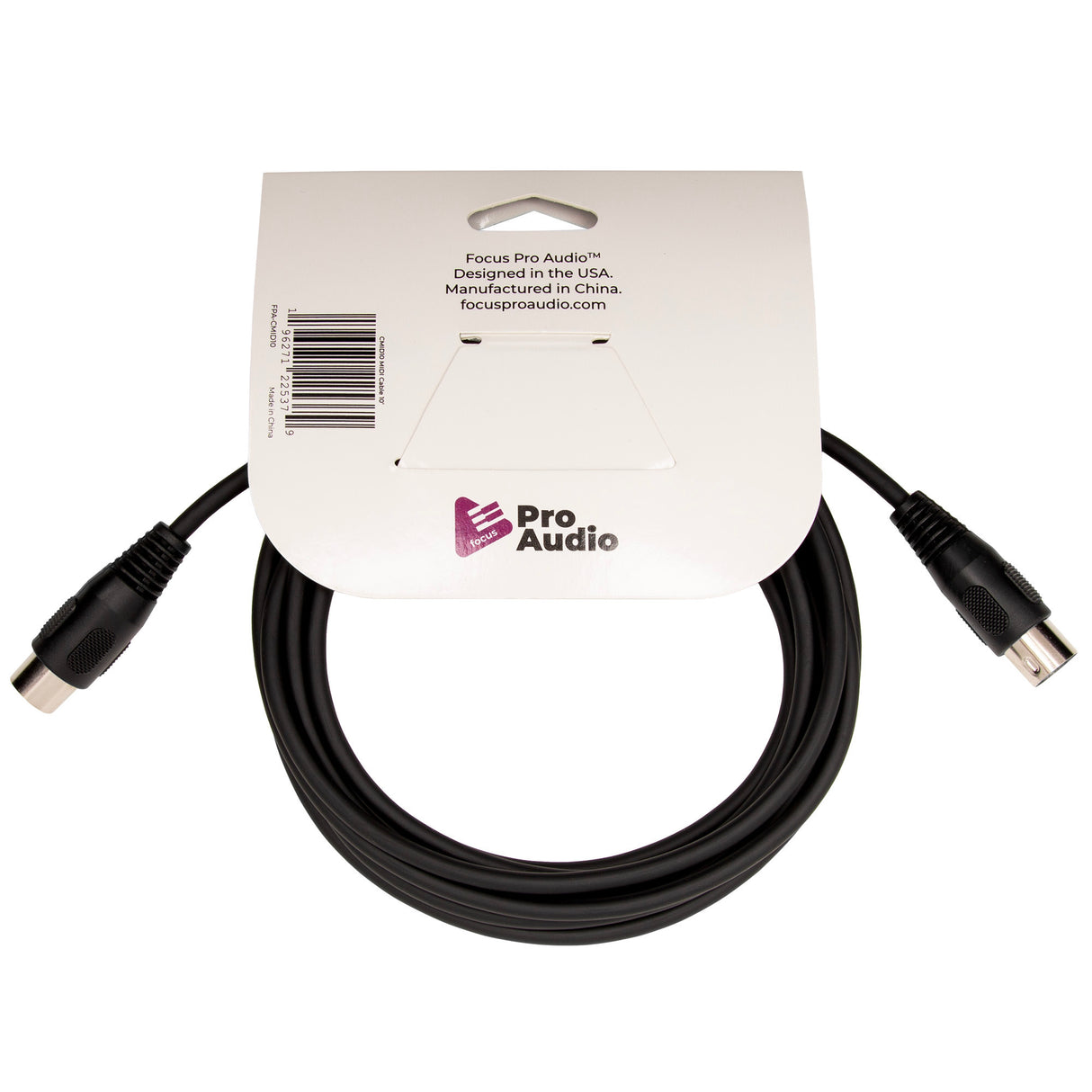 FocusProAudio MIDI Cable (10-Feet)