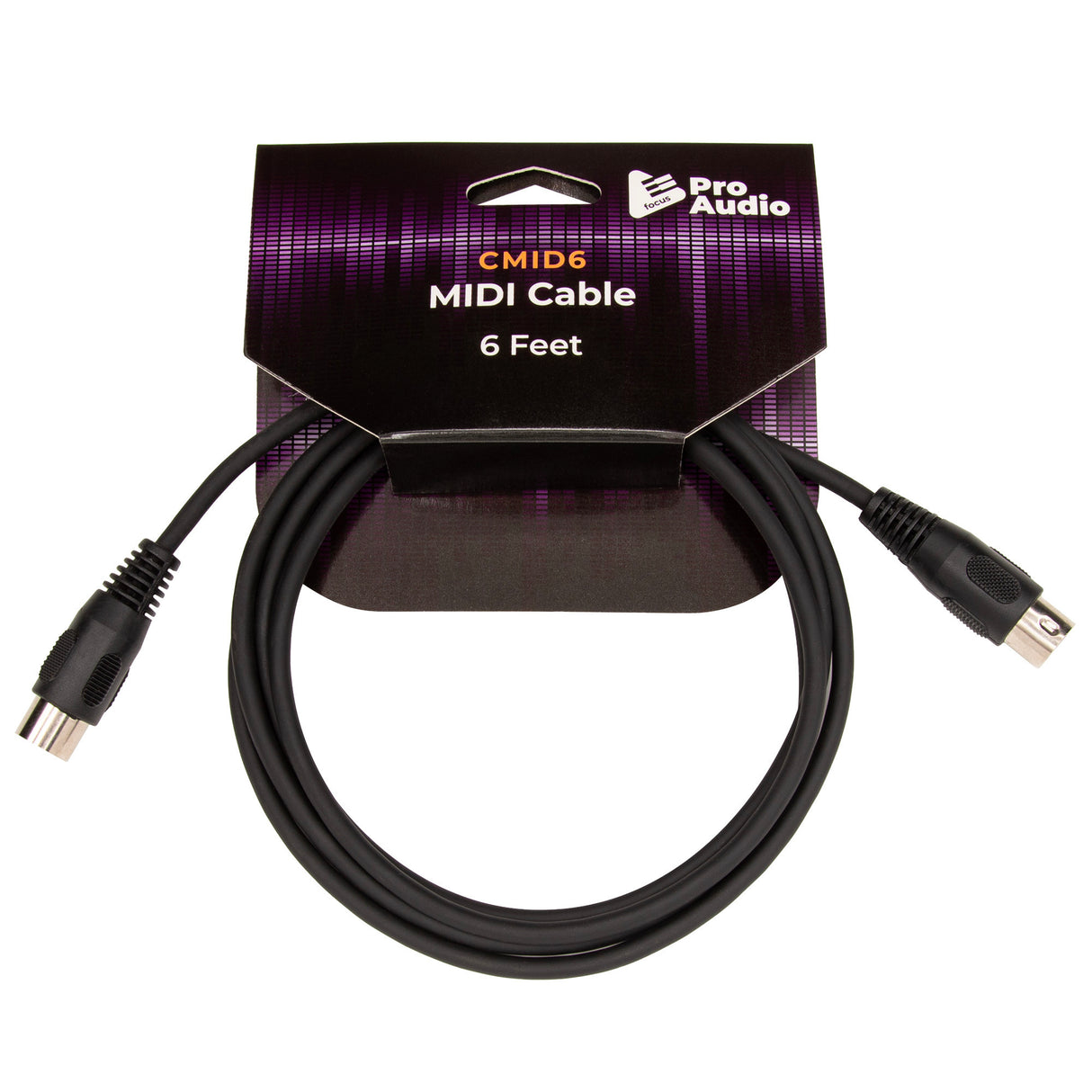 FocusProAudio MIDI Cable (6-Feet)