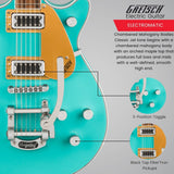 Gretsch G5232T Electromatic Double Jet FT Electric Guitar (Caicos Green)