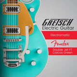 Gretsch G5232T Electromatic Double Jet FT Electric Guitar (Caicos Green)