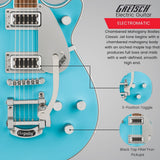 Gretsch G5232T Electromatic Double Jet FT 6 String Kailani Blue Electric Guitar