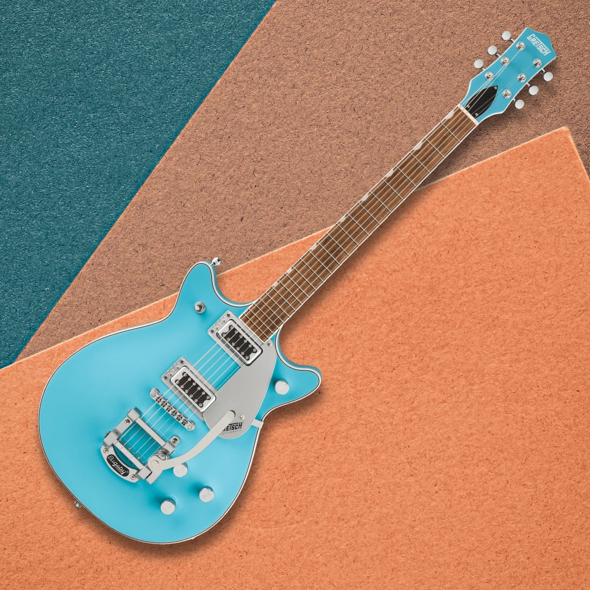 Gretsch G5232T Electromatic Double Jet FT 6 String Kailani Blue Electric Guitar