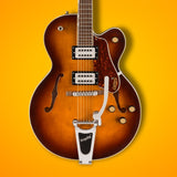 Gretsch G2420T Streamliner Hollow Body Electric Guitar (Robusto Burst)