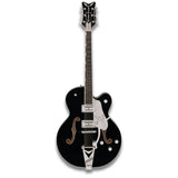 Gretsch Falcon Hollow Body Electric Guitar with Ebony Fingerboard (Black)