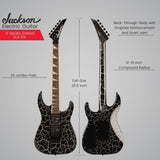 Jackson X Series Soloist SLX DX Crackle Electric Guitar (Silver Mercury Crackle)