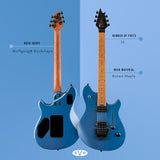 EVH Wolfgang WG Standard Electric Guitar, Baked Maple Fingerboard (Pelham Blue)