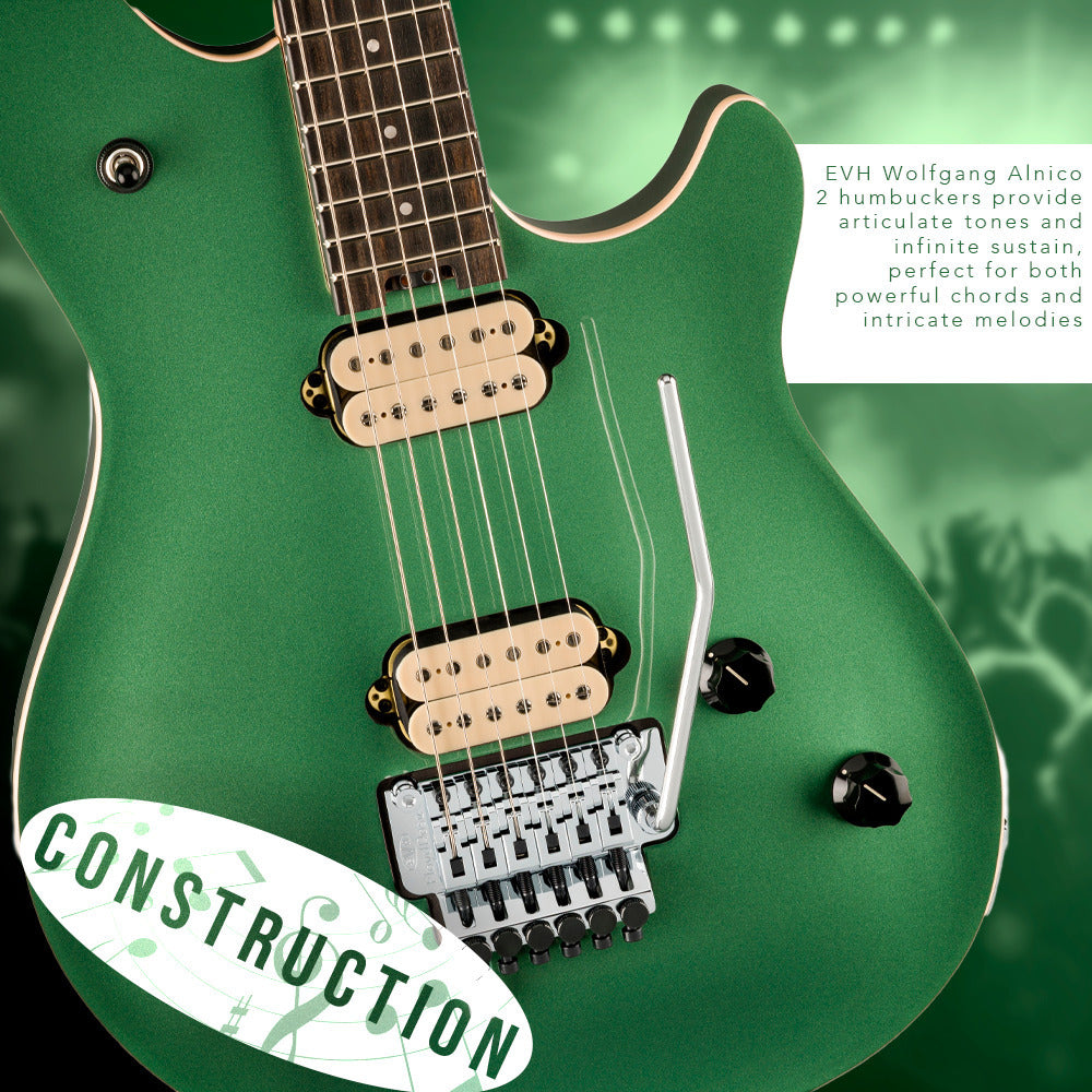 EVH Wolfgang Special Electric Guitar, Ebony Fingerboard (Pelham Green)