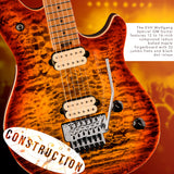 EVH Wolfgang Special QM Electric Guitar Baked Maple Fingerboard (Tiger Eye Glow)