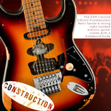 EVH Limited Edition Frankenstein Relic Series Electric Guitar (Vintage Sunburst)