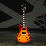 EVH SA-126 Special QM Electric Guitar - Tobacco Burst Ebony