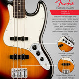 Fender Player II Jazz Bass, Rosewood Fingerboard, 3-Color Sunburst