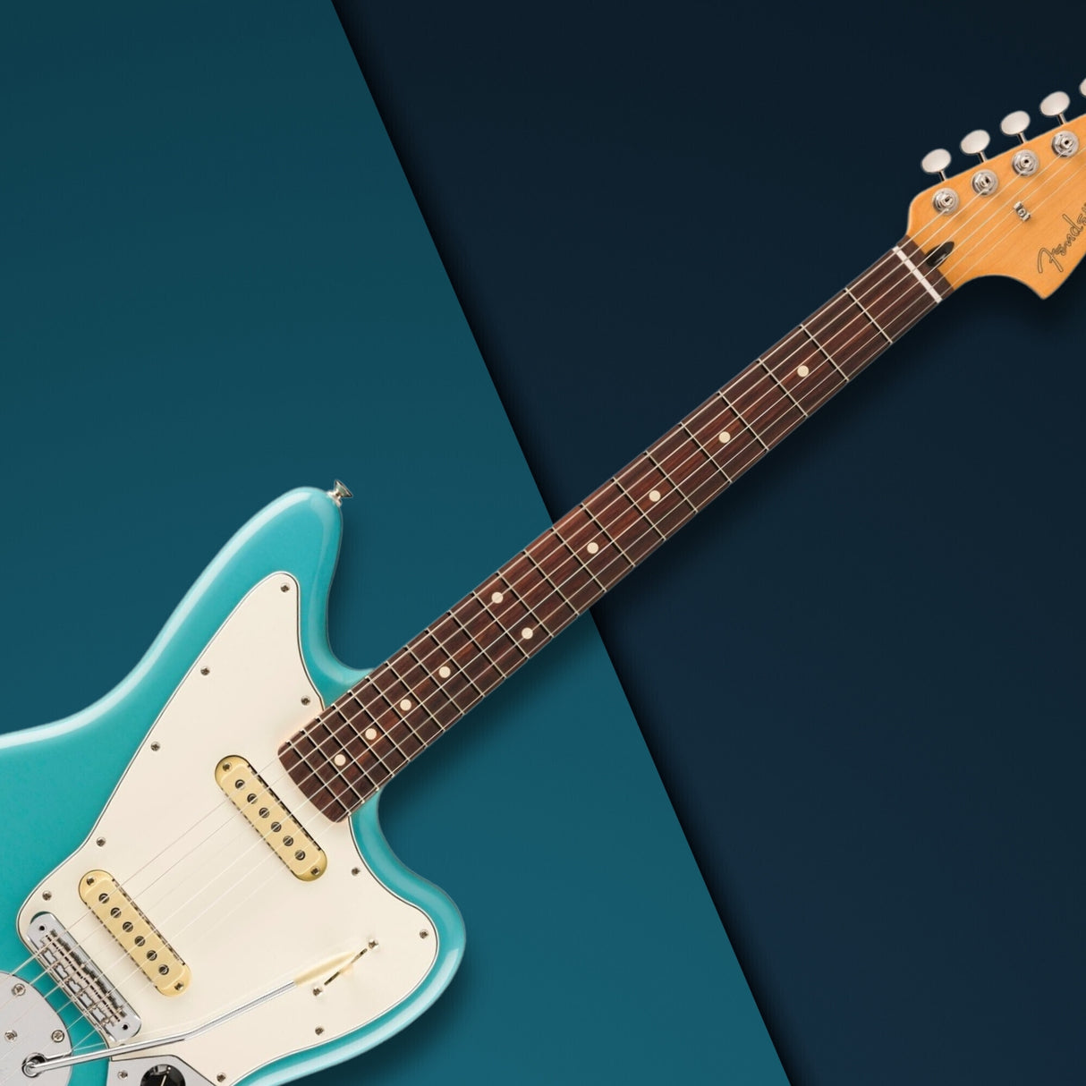 Fender Player II Jaguar, Rosewood Fingerboard, Aquatone Blue Electric Guitar