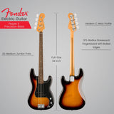 Fender Player II Precision Bass, Rosewood Fingerboard, 3-Color Sunburst