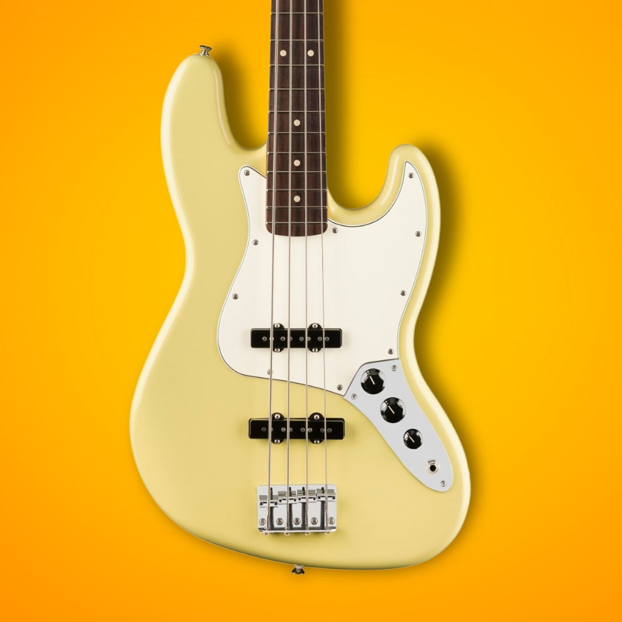Fender Player II Jazz Bass, Rosewood Fingerboard, Hialeah Yellow