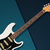 Fender Player II Stratocaster, Rosewood Fingerboard, Polar White Electric Guitar