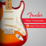 Fender Player II Maple Fingerboard, Aged Cherry Burst Electric Guitar
