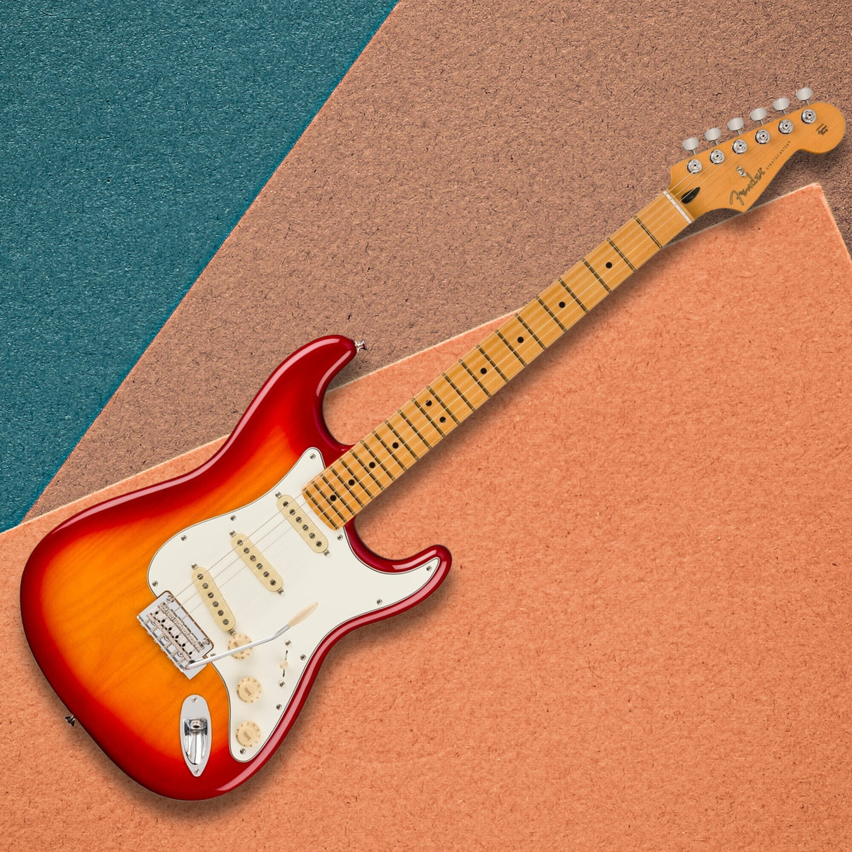 Fender Player II Maple Fingerboard, Aged Cherry Burst Electric Guitar