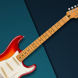 Fender Player II Maple Fingerboard, Aged Cherry Burst Electric Guitar