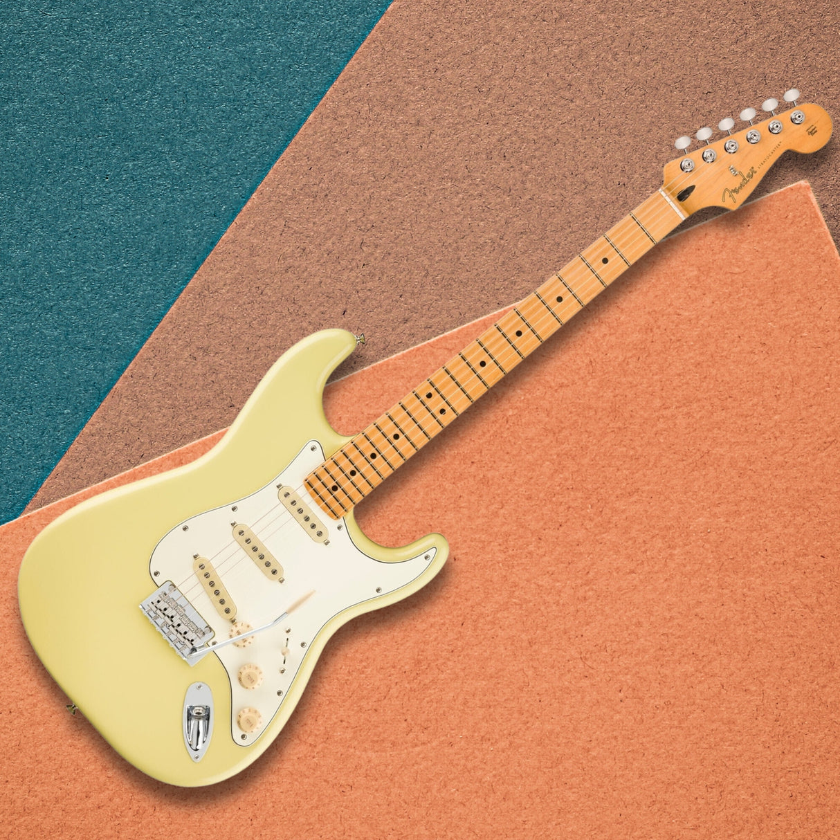 Fender Player II Stratocaster, Maple Fingerboard, Hialeah Yellow Electric Guitar