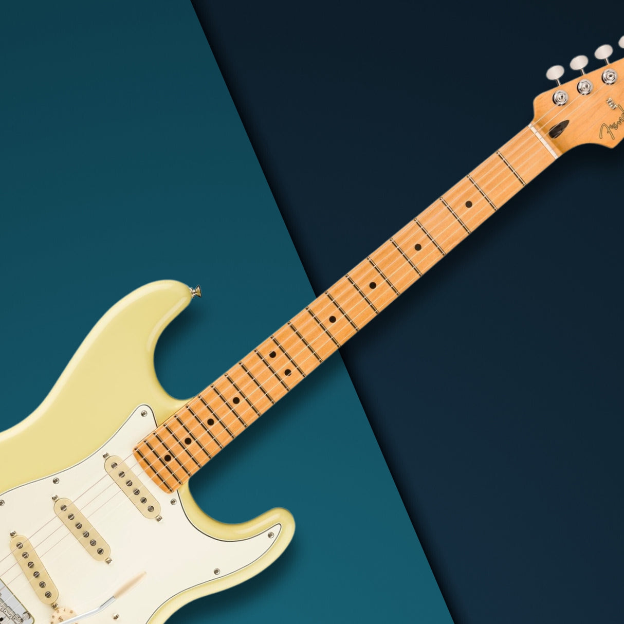 Fender Player II Stratocaster, Maple Fingerboard, Hialeah Yellow Electric Guitar