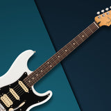 Fender Player II Stratocaster, Rosewood Fingerboard, Polar White Electric Guitar