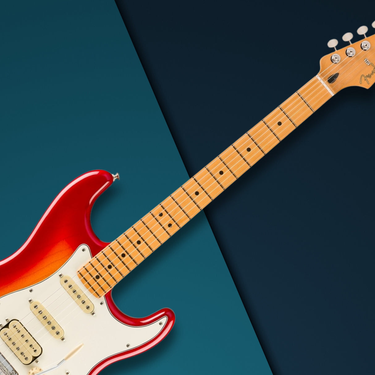 Fender Player II Stratocaster Maple Fingerboard, Cherry Burst Electric Guitar