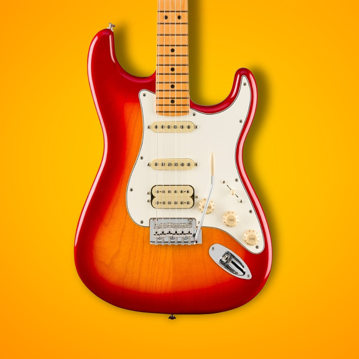Fender Player II Stratocaster Maple Fingerboard, Cherry Burst Electric Guitar
