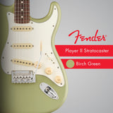 Fender Player II Stratocaster, Rosewood Fingerboard, Birch Green Electric Guitar