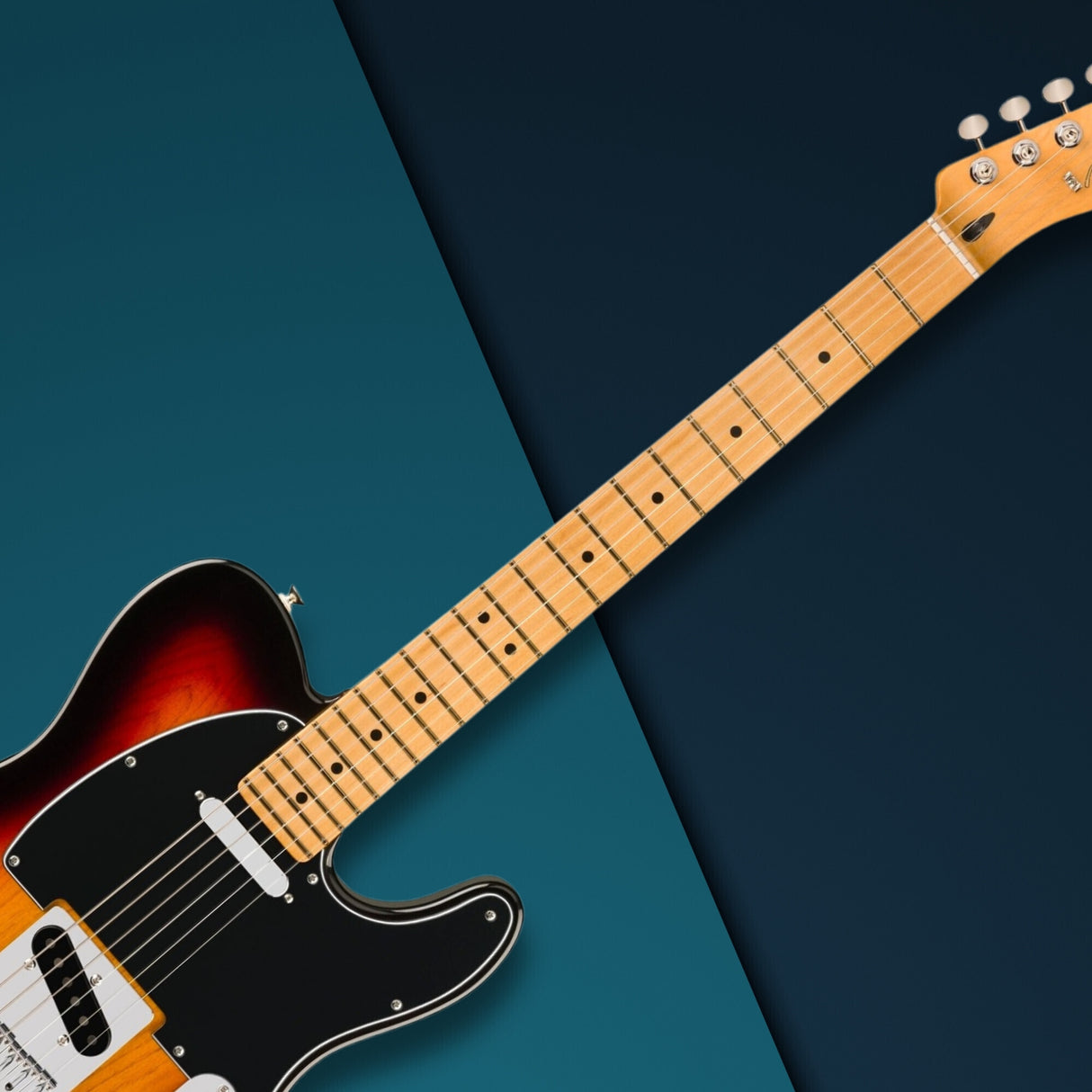 Fender Player II Telecaster, Maple Fingerboard, 3-Color Sunburst Electric Guitar