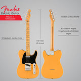 Fender Player II Telecaster Maple Fingerboard Butterscotch Electric Guitar