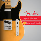 Fender Player II Telecaster Maple Fingerboard Butterscotch Electric Guitar