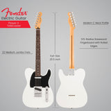 Fender Player II Telecaster, Rosewood Fingerboard, Polar White Electric Guitar