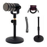 Rode Microphones PodMic Dynamic Podcasting Microphone with 25 Feet Cable Bundle