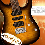 Charvel MJ DK24 HSH 2PT W Mahogany 6-String Electric Guitar (Antique Burst)