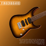 Charvel MJ DK24 HSH 2PT W Mahogany 6-String Electric Guitar (Antique Burst)