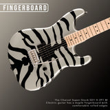 Charvel Super-Stock SD1 H 2PT M Electric Guitar (Silver Bengal)