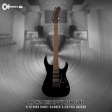Charvel MJ DK24 HSH 2PT W Mahogany Electric Guitar, Wenge Fingerboard (Black)