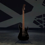 Charvel MJ DK24 HSH 2PT W Mahogany Electric Guitar, Wenge Fingerboard (Black)