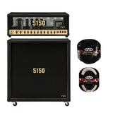 EVH 5150 Iconic Series EL34 80W Tube Amp Head (Black) with Accessories Bundle