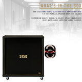 EVH 5150 Iconic Series EL34 160W 4x12 Amp Cabinet (Black) with Speaker Cable